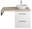 VEGA sestava koupelnového nábytku, š. 97,5 cm, bílá/dub platin