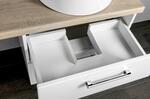 VEGA sestava koupelnového nábytku, š. 97,5 cm, bílá/dub platin