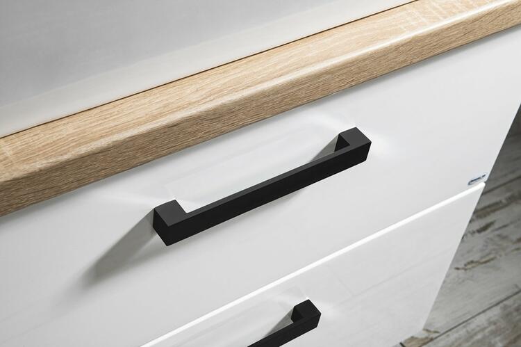 VEGA sestava koupelnového nábytku, š. 72,5 cm, bílá/dub platin
