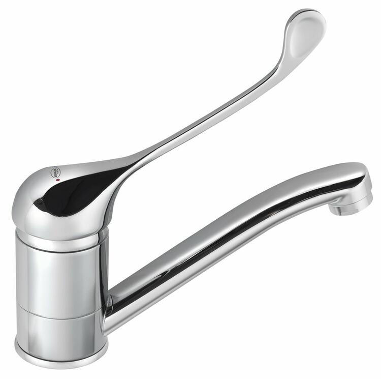 Stojánková umyvadlová baterie s otočným ramínkem chrom – Bruckner Hospital  424.004.1
