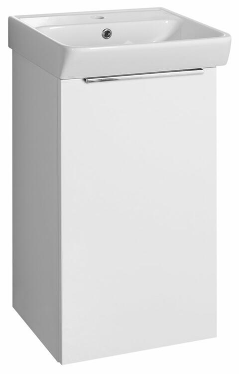 Skříňka s keramickým umyvadlem bílá - Bruckner NEON 501.111.0