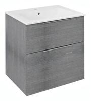 Umyvadlová skříňka 59,2×64×46 cm dub stříbrný – Sapho CIRASA CR601-1111 | Více -