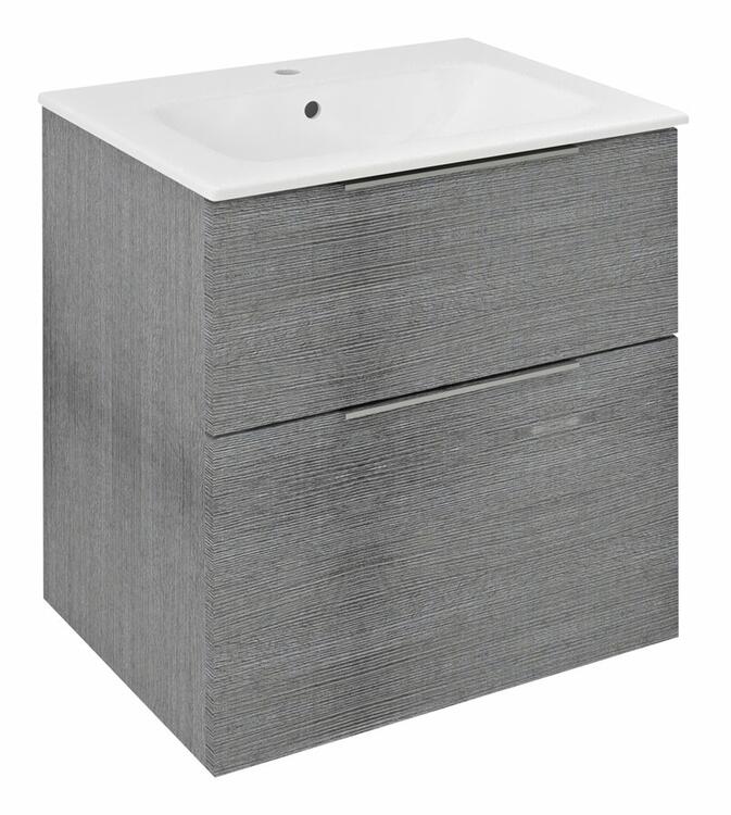 Umyvadlová skříňka 59,2×64×46 cm dub stříbrný – Sapho CIRASA CR601-1111