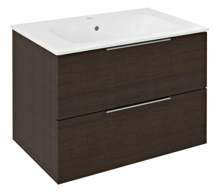 Umyvadlová skříňka 69,8×52×46 cm borovice rustik – Sapho CIRASA CR701-1616