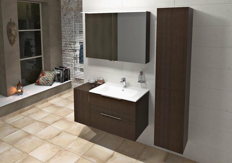 Umyvadlová skříňka 69,8×52×46 cm borovice rustik – Sapho CIRASA CR701-1616