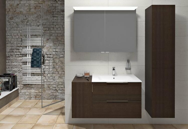 Umyvadlová skříňka 69,8×52×46 cm borovice rustik – Sapho CIRASA CR701-1616