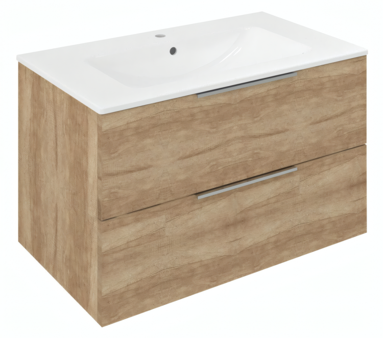 Umyvadlová skříňka 79,8×52×46 cm dub Alabama – Sapho CIRASA CR801-2222
