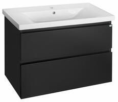 Umyvadlová skříňka 86,5×60×45 cm černá mat – Aqualine ALTAIR AI690 | Více - 