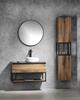 Skříňka s dvířkami 35×171×32 cm L/P dub Collingwood – Sapho Skara CG010-1919