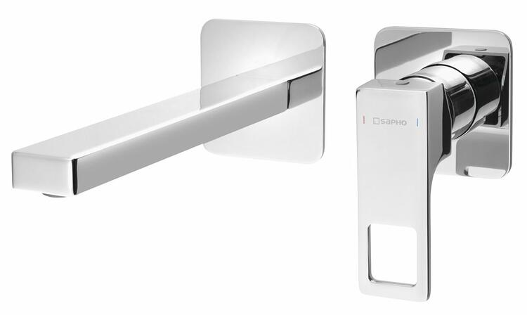 FORATA podomítková umyvadlová baterie, délka hubice 18,5cm, chrom