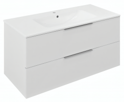 Umyvadlová skříňka 99,8×52×46 cm bílá lesk – Sapho CIRASA CR100-3030 | Více -