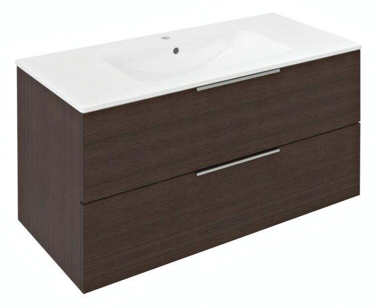 Umyvadlová skříňka 99,8×52×46 cm borovice rustik – Sapho CIRASA CR100-1616