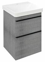 Umyvadlová skříňka 46,4×70×44,2 cm dub stříbrný – Sapho Sitia SI050-1111 | Více -
