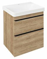 Umyvadlová skříňka 56,4×70×44,2 cm dub alabama – Sapho Sitia SI060-2222 | Více -