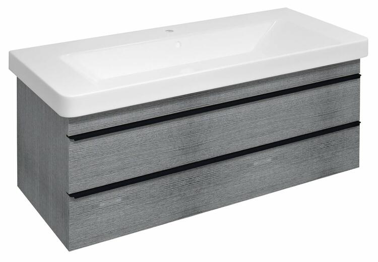 Umyvadlová skříňka 101,4×50×44,2 cm dub stříbrný – Sapho Sitia SI105-1111
