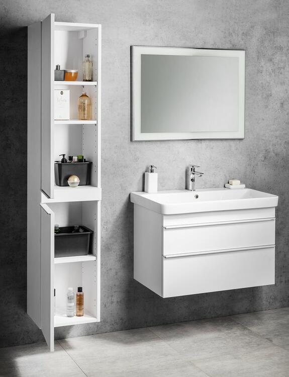 Vysoká skříňka s dvířkami 35×172×32 cm L/P bílá mat – Sapho Sitia SI230-3131