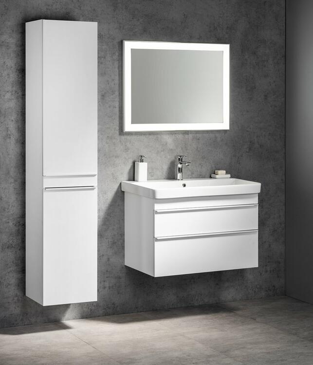 Vysoká skříňka s dvířkami 46,7×172×32 cm L/P bílá mat – Sapho Sitia SI450-3131