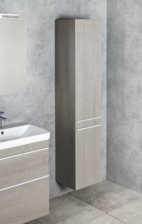 Vysoká skříňka s dvířkami 46,7×172×32 cm L/P dub stříbrný – Sapho Sitia SI450-1111