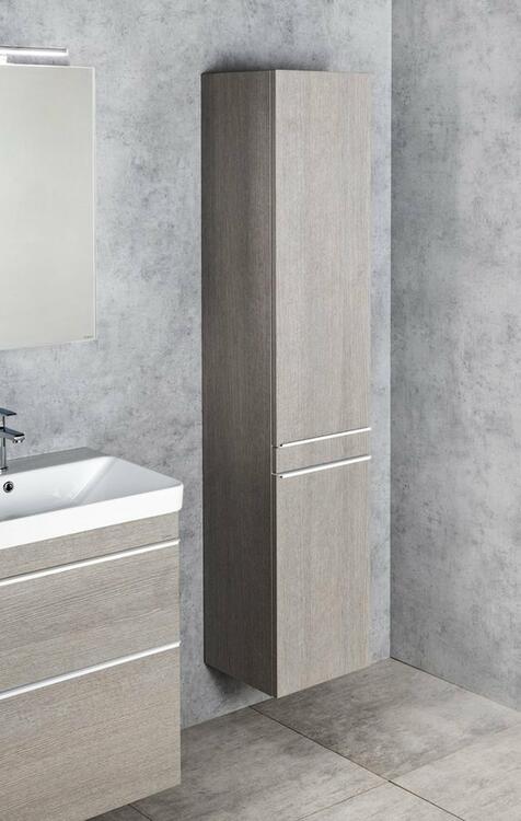 Vysoká skříňka s dvířkami 46,7×172×32 cm L/P dub stříbrný – Sapho Sitia SI450-1111