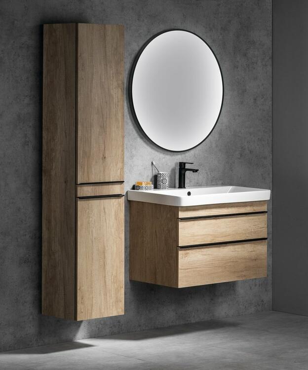 Vysoká skříňka s dvířkami 46,7×172×32 cm L/P dub alabama – Sapho Sitia SI450-2222