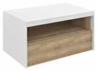 Umyvadlová skříňka 80×44×50 cm bílá mat/dub Alabama – Sapho VIERA VA080-2222
