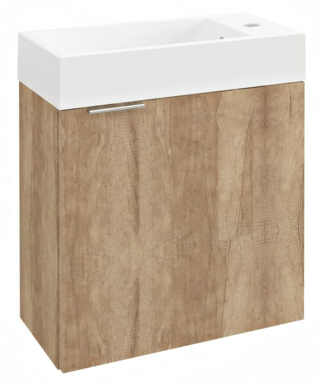 Umyvadlová skříňka 49,5×50×25 cm bílá – Sapho LATUS LT410-2222