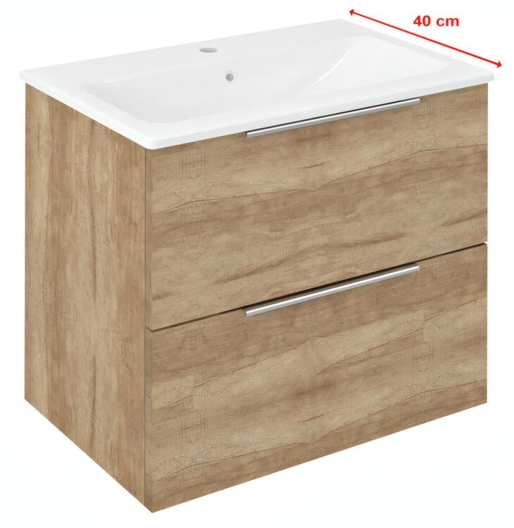 Umyvadlová skříňka 58×54×39 cm dub alabama – Sapho CIRASA CR592-2222