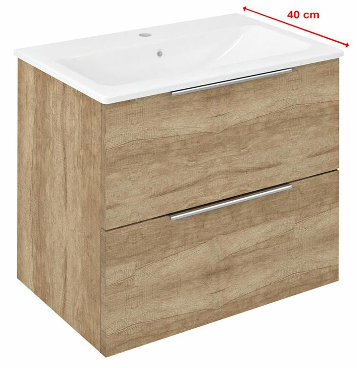 Umyvadlová skříňka 58×54×39 cm dub alabama – Sapho CIRASA CR592-2222