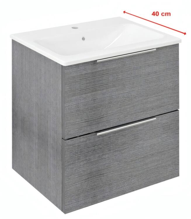 Umyvadlová skříňka 48×54×39 cm dub stříbrný – Sapho CIRASA CR492-1111