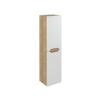 Vysoká skříňka bílá/dub L/P - SAPHO WAVE VI170-3131 | Více -