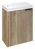Umyvadlová skříňka 39,4×50×22 cm dub alabama strip – Sapho Latus X LT110-2322