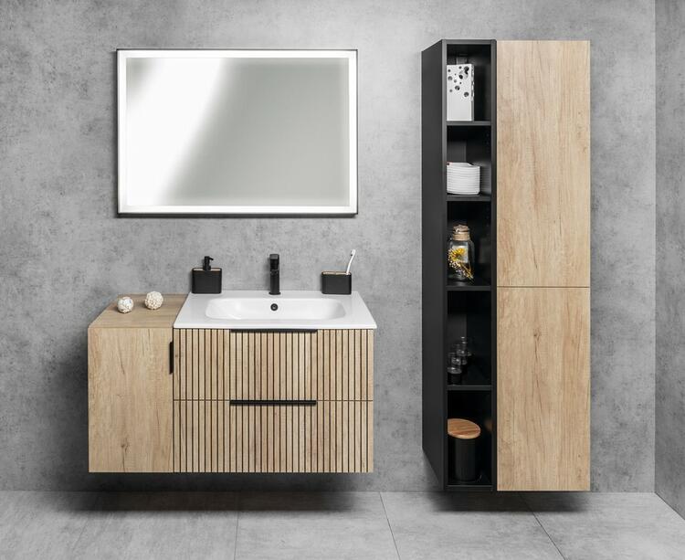 Umyvadlová skříňka 69,8×52×46 cm dub Alabama – Sapho CIRASA CR701-2322