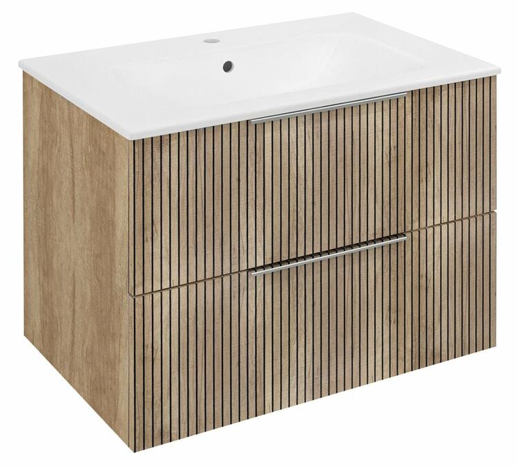 Umyvadlová skříňka 69,8×52×46 cm dub Alabama – Sapho CIRASA CR701-2322