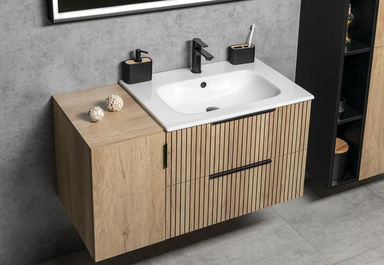 Umyvadlová skříňka 69,8×52×46 cm dub Alabama – Sapho CIRASA CR701-2322