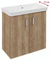Umyvadlová skříňka 66,3×70×35 cm dub Alabama – Sapho THEIA TH072-2222 | Více -