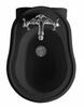Bidet 38×52 cm černá mat – Kerasan Retro 102631