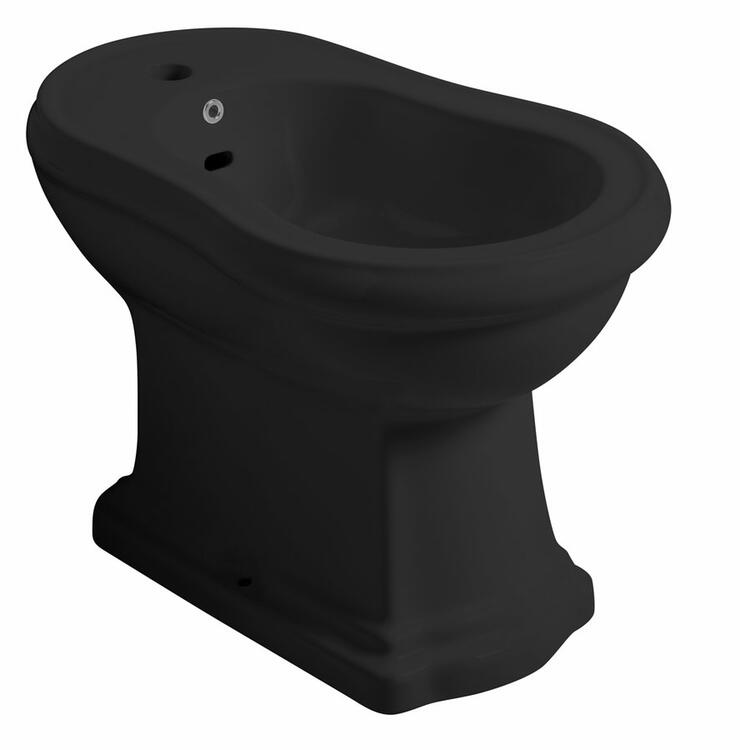 RETRO bidet stojící 38,5x60cm, černá mat