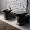 WALDORF bidet stojící 37x65cm, černá mat