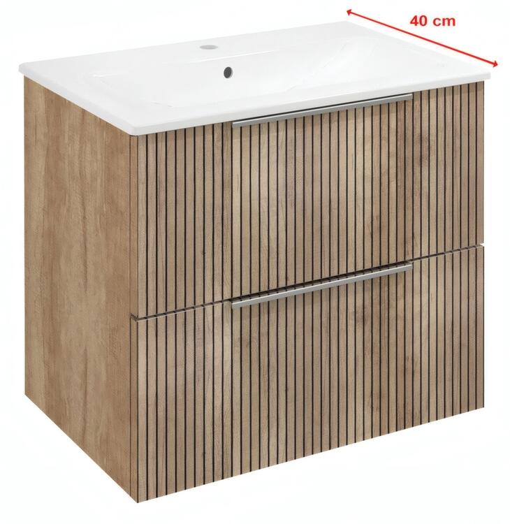 Umyvadlová skříňka 58×54×39 cm dub alabama – Sapho CIRASA CR592-2322