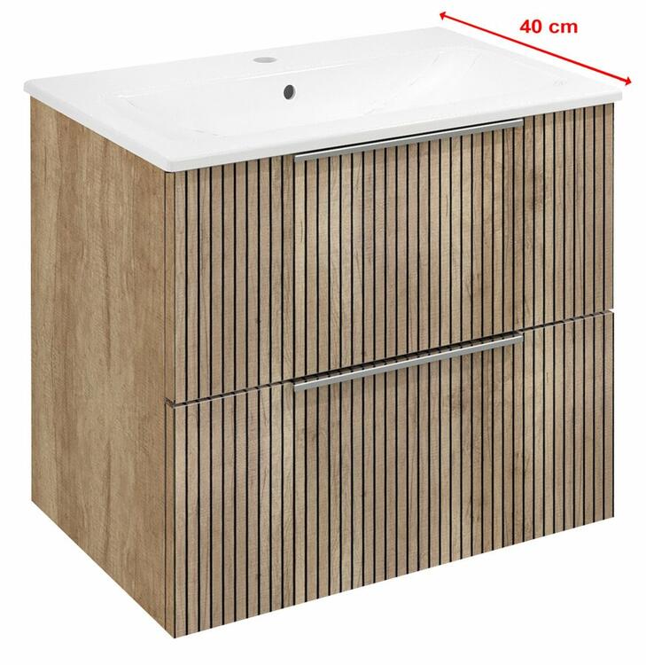 Umyvadlová skříňka 58×54×39 cm dub alabama – Sapho CIRASA CR592-2322