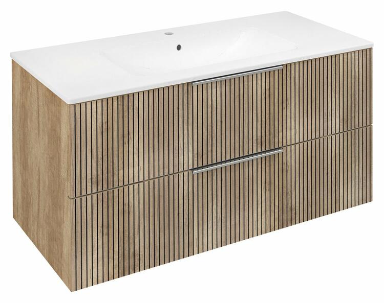 Umyvadlová skříňka 99,8×52×46 cm dub alabama – Sapho CIRASA