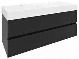 Umyvadlová skříňka 118×50×43,5 cm antracit– Sapho ODETTA DT120-3434 | Více -