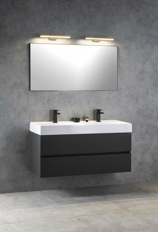 Umyvadlová skříňka 118×50×43,5 cm antracit– Sapho ODETTA DT120-3434