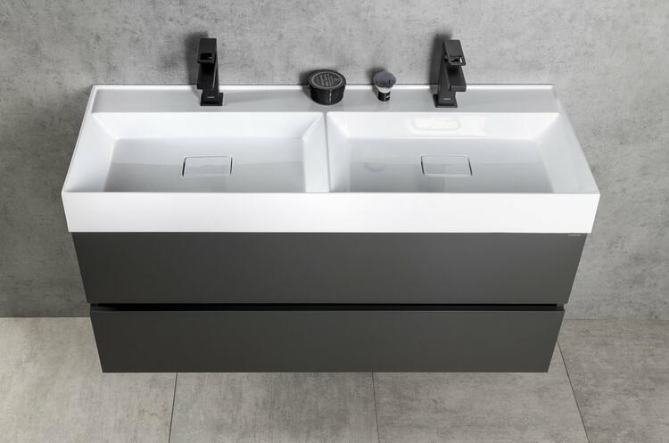 Umyvadlová skříňka 118×50×43,5 cm antracit– Sapho ODETTA DT120-3434