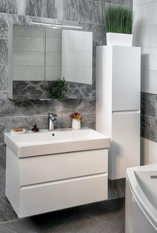 Umyvadlová skříňka 57×51,5×43 cm bílá mat – Sapho FILENA FID1260W