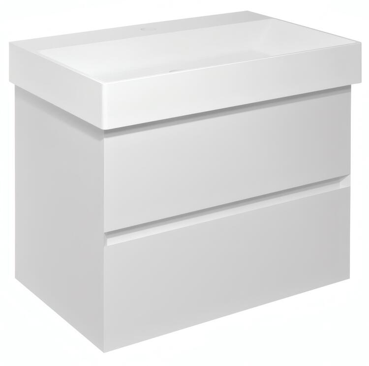 Umyvadlová skříňka 67×51,5×43 cm bílá mat – Sapho FILENA FID1270W