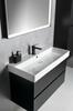 Umyvadlová skříňka 95×51,5×43 cm černá mat strip – Sapho FILENA FID1210BS