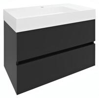 Umyvadlová skříňka 82×50×43,5 cm atracit mat – Sapho ODETTA DT085-3434 | Více - 