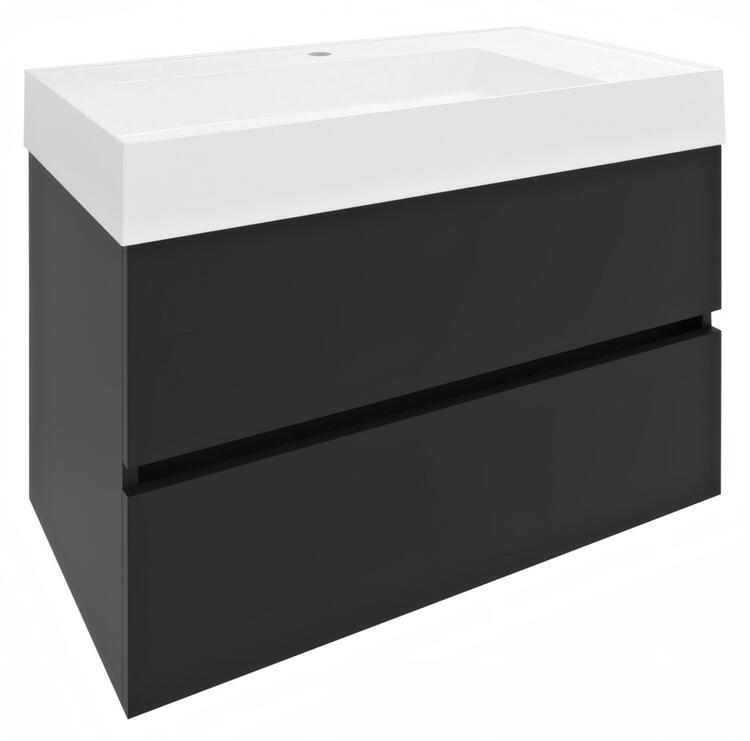 Umyvadlová skříňka 82×50×43,5 cm atracit mat – Sapho ODETTA DT085-3434