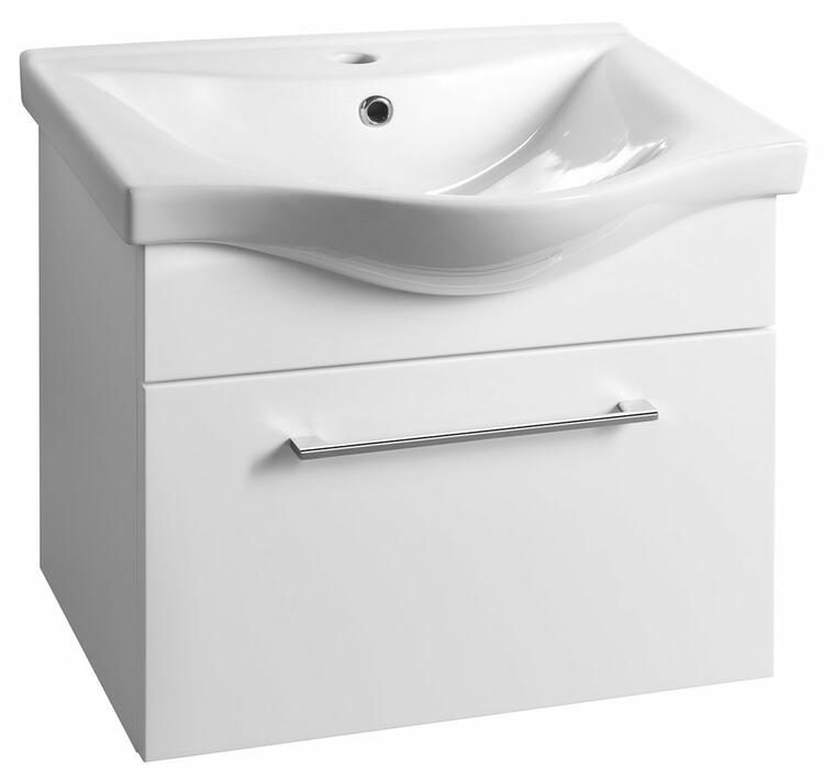 Koupelnová umyvadlová skříňka bílá - Aqualine AKIRA AK255